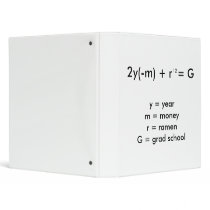Grad School Equation Binder by nikinonsense Grad School Equation Binder