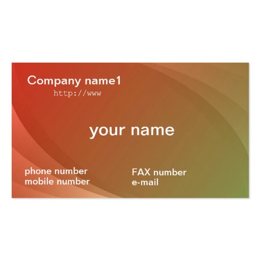 gradation business cards