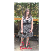 Grade 8 Graduation Designed Book Mark Photo Greeting Card