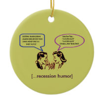 Grade School Shakedown Recession Humor Ornament