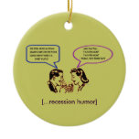 Grade School Shakedown Recession Humor Ornament