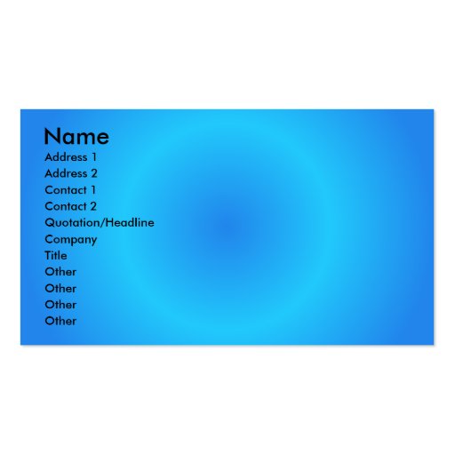 gradient79629510, Name, Address 1, Address 2, C... Business Card (front side)