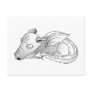 Gradient Baby Dragon Post Card
