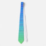 Gradient blue green Tie