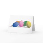 Gradient Easter Eggs Greeting Cards