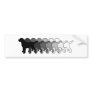 Gradient Labradors Bumper Sticker