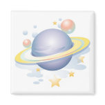 Gradient Style Saturn and Stars magnets