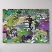 "Gradients Of Color Of Alien Life" Print