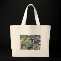 "Gradients Of Color Of Alien Life" Tote Bag bags
