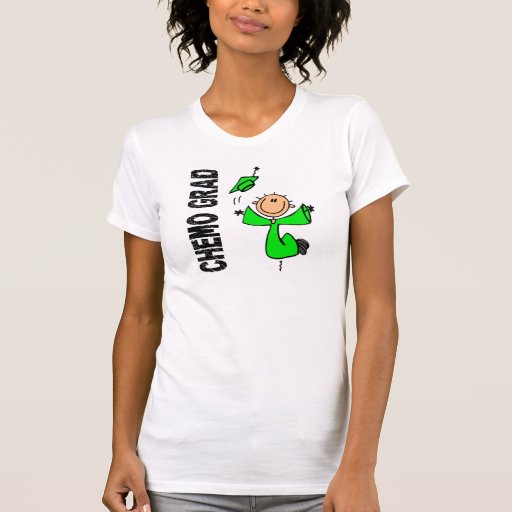 GRADUADO 1 (linfoma de la verde lima CHEMO de Non- Camisetas