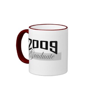Graduate 2009 school colour mug mug