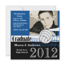 Graduate 2012/ Volleyball Custom Invitation