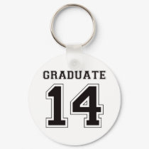 Graduate 2014 - Black keychains