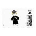 Graduate, Blonde Male Postage Stamp