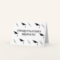 Graduate Cap Diploma Border cards