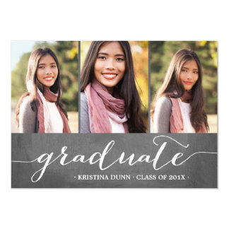 Chalkboard Graduation Invitations & Announcements | Zazzle