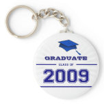Graduate Class of 2009 Key Ring - Blue Key Chain