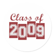Graduate Class of 2009 stickers