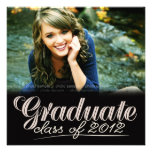 Graduate Class of 2012 Modern White Invite