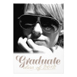 Graduate Class of 2012 Modern White Invite