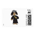 Graduate, Ethnic Female Stamp