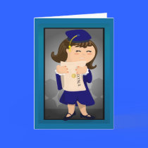 Graduate Girl Card by elledeegee Graduate Girl Card