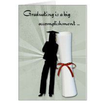 Graduate Girl Diploma Card