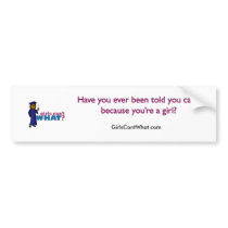 Graduate Girl in Blue Gown Bumper Sticker