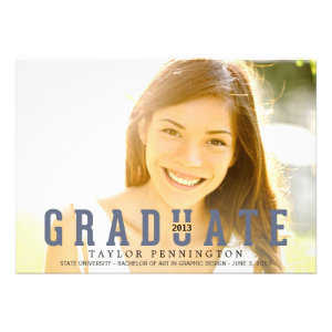 GRADUATE Graduation Announcement
