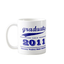 Graduate Grunge Mug - Customize Class of mugs