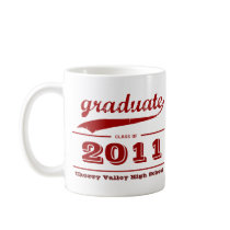 Graduate Grunge Mug - Customize Class of mugs