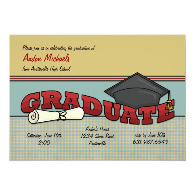 Graduate Invitation (front side)