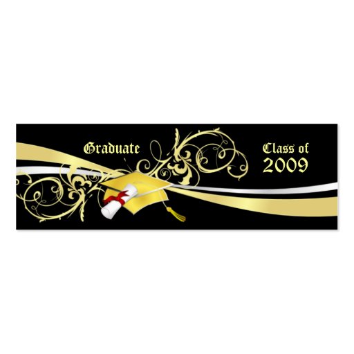 Graduate Name Cards Business Card Template (front side)