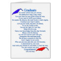 Graduate Poem Card