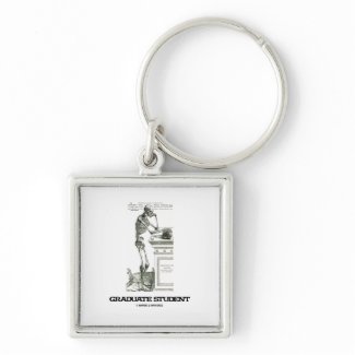 Graduate Student (Skeleton) keychain
