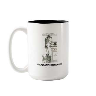 Graduate Student (Skeleton) mug