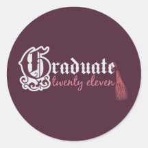 Graduate Twenty Eleven Stickers