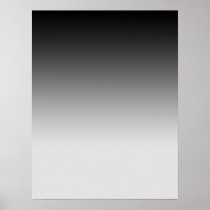 Graduated Black to Grey Poster for Photography