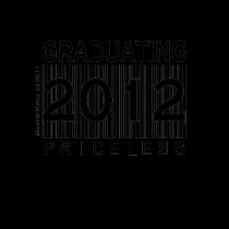 Graduating 2012 Priceless Apparel Personalize t-shirts