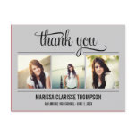 Graduating Year Graduation Thank You Card Postcard