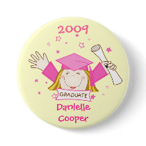 Graduation 2009 Girls Button