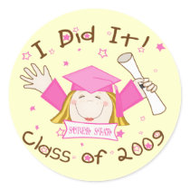 Graduation 2009 Girls Stickers by jamiecreates1 Graduation 2009 Girls Stickers