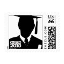 Graduation 2010 Cap Gown Postage stamp