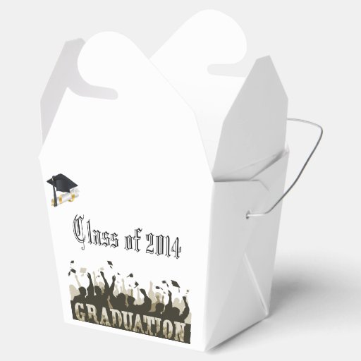 Graduation 2014 Caps Wedding Favor Box
