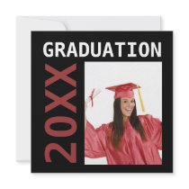 Graduation 20XX Photo Invitation