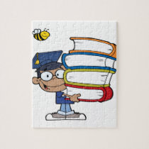 Graduation African American Boy puzzles