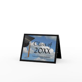 Graduation Announcement Cards, Blue Sky, Any Year card