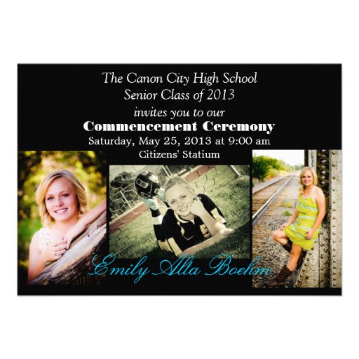 Graduation Announcement Invitation