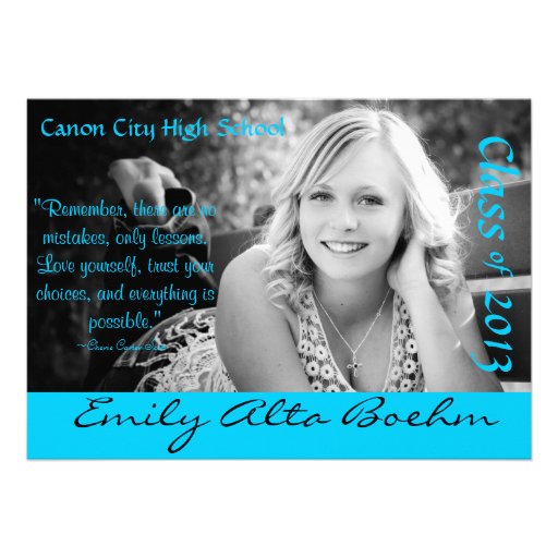 Graduation Announcement Invitation