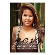 Graduation Announcement/Invite | YR |black